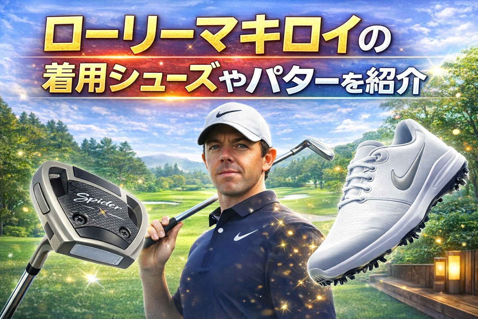 ローリーマキロイ】の着用シューズやパターを紹介「〜2026年最新 